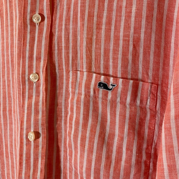 Vineyard vines men’s small linen shirt - Picture 2 of 7